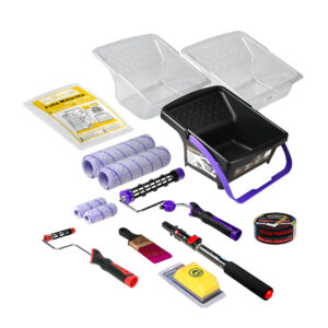 Pack Peintre Expert - Kit Complet 12 Pièces avec Bac 9L & Perche Télescopique