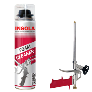 Pack duo : pistolet professionnel et nettoyant mousse polyuréthane